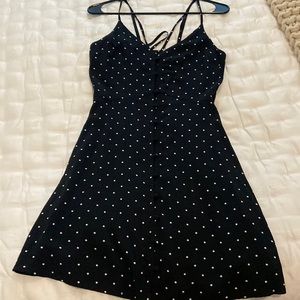 Abercrombie and finch polkadot dress